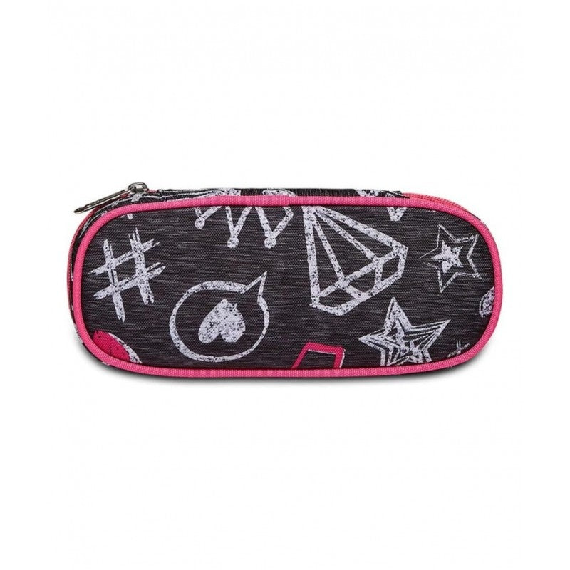 Astuccio Ovale Round Plus Seven Zipper Glamy