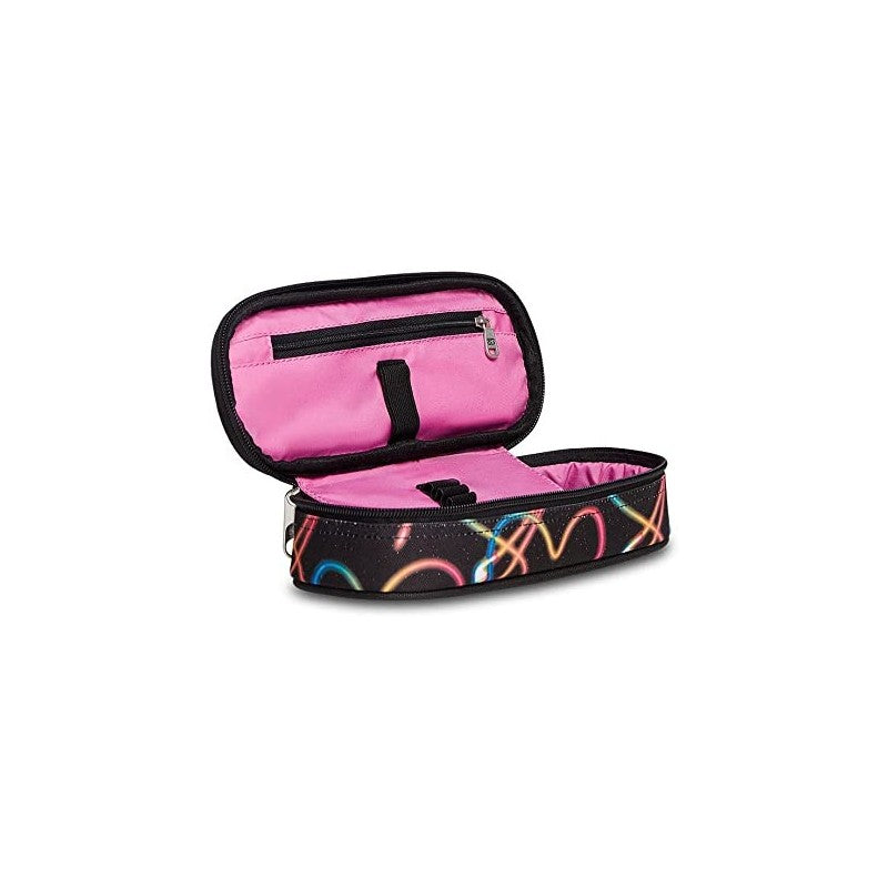 Astuccio Round Plus Seven, Yourself Girl, Nero, Scuola & Tempo Libero