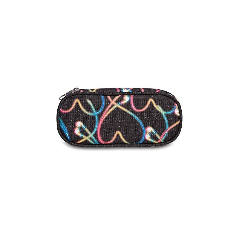 Astuccio Round Plus Seven, Yourself Girl, Nero, Scuola & Tempo Libero