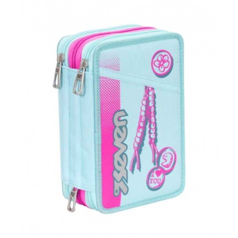 Astuccio Tre Zip Colorful Girl – Seven