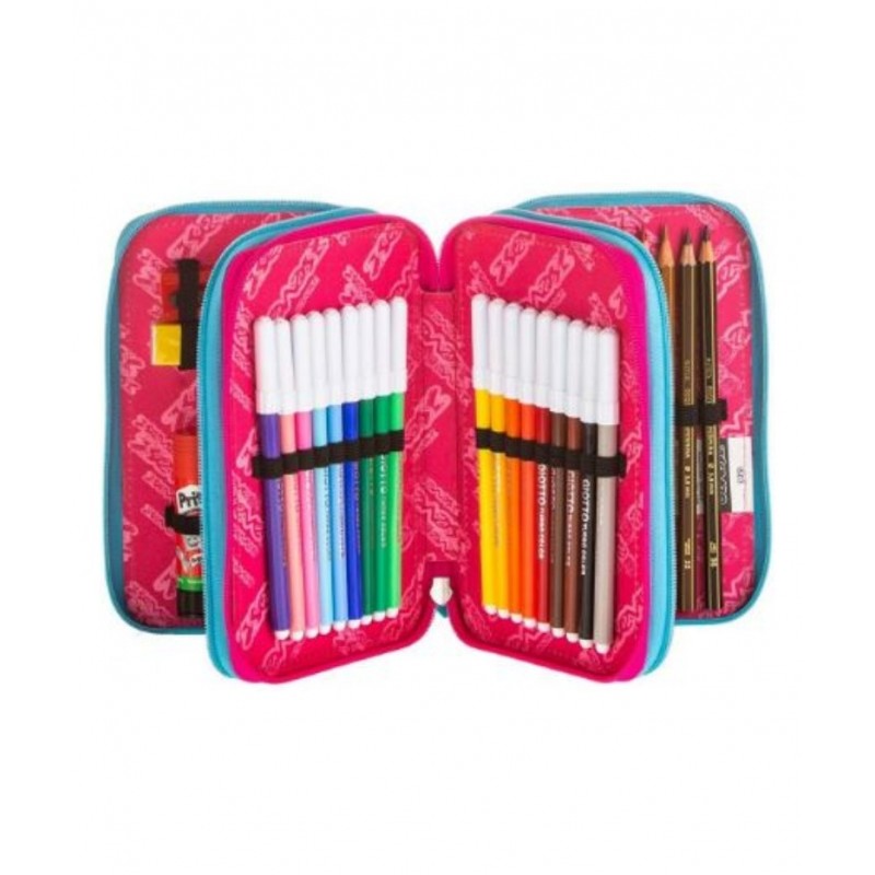 Astuccio Tre Zip Lefleur Rosa – Seven