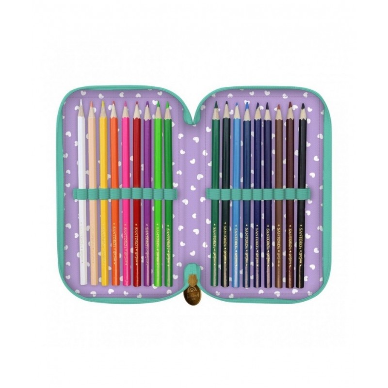 Astuccio Tre Zip Santoro Gorjuss Be Kind To Our Planet - 607gj27