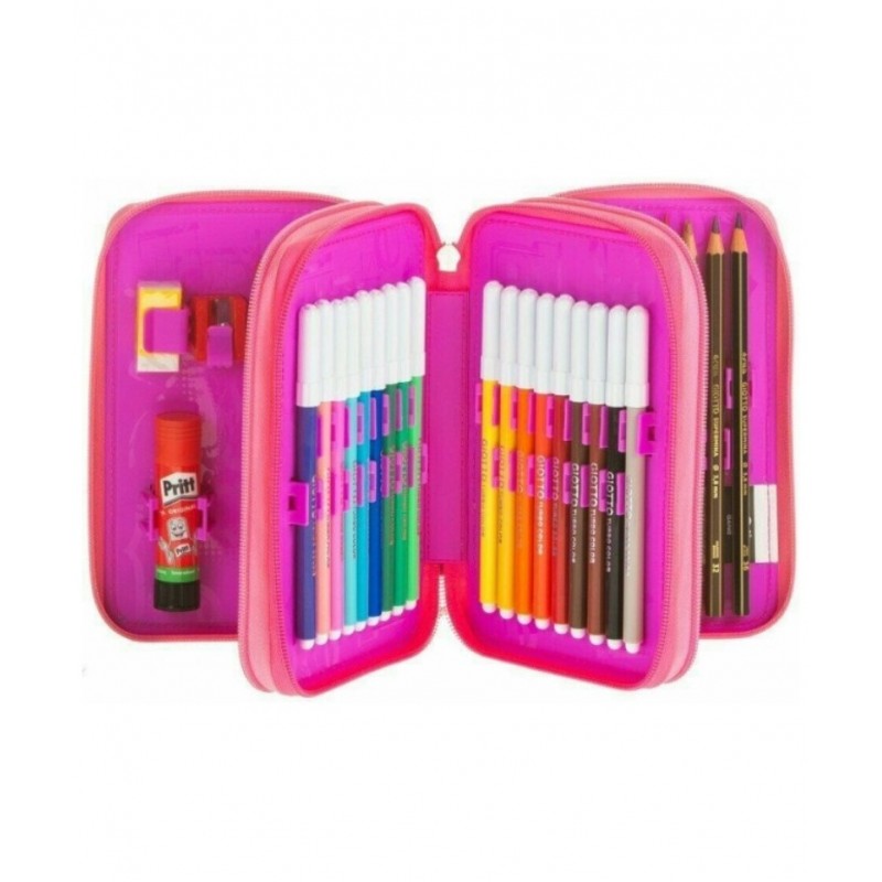 Astuccio Tre Zip Sj Gang Girl Pen Pad - Seven