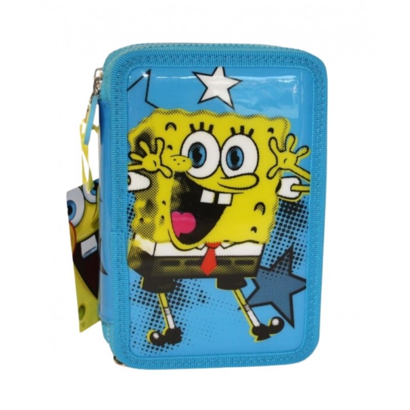 Astuccio Tre Zip Spongebob