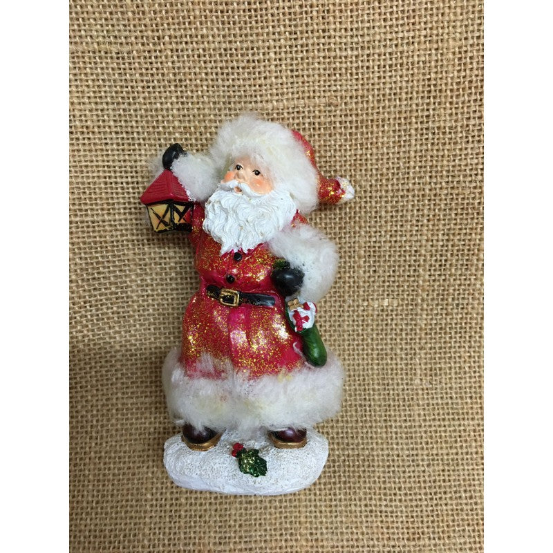 Babbo Natale In Ceramica Opaca