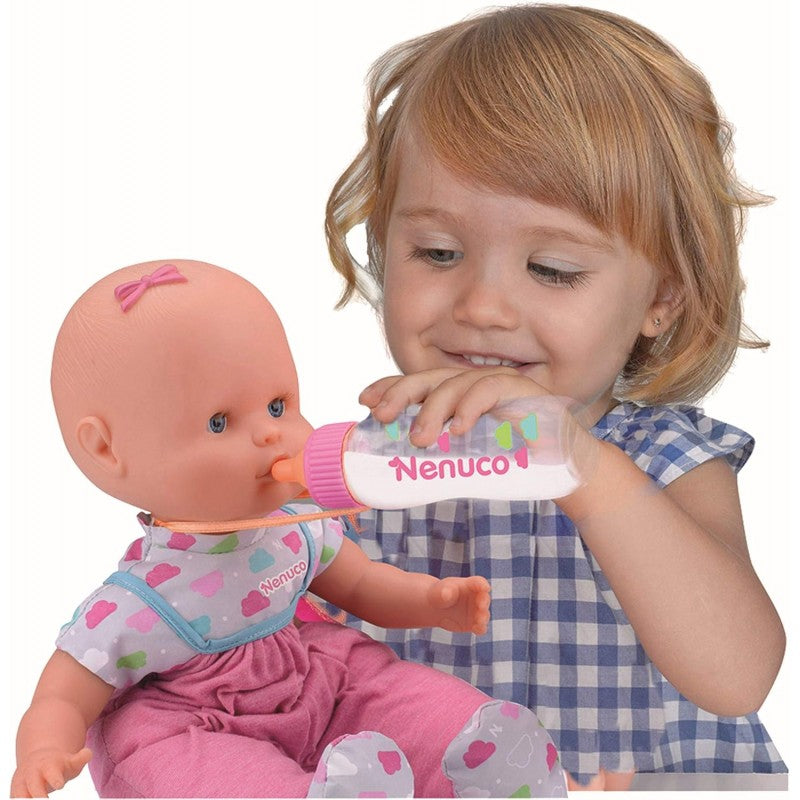 Bambola Nenuco Biberon Magico - Rosa