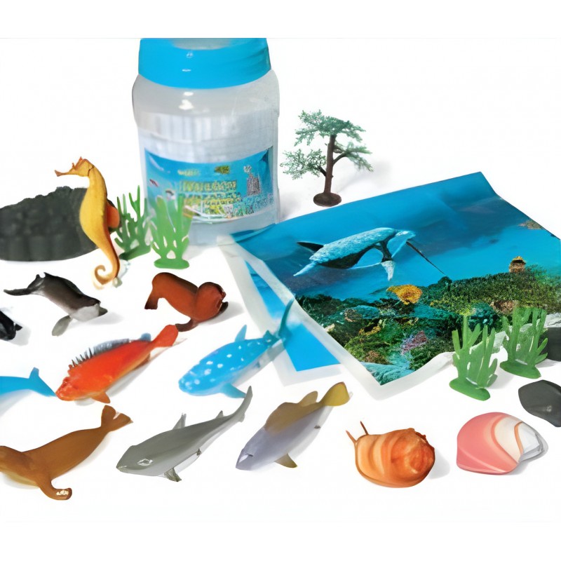 Barattolo Animali Dell’oceano Con Sfondi