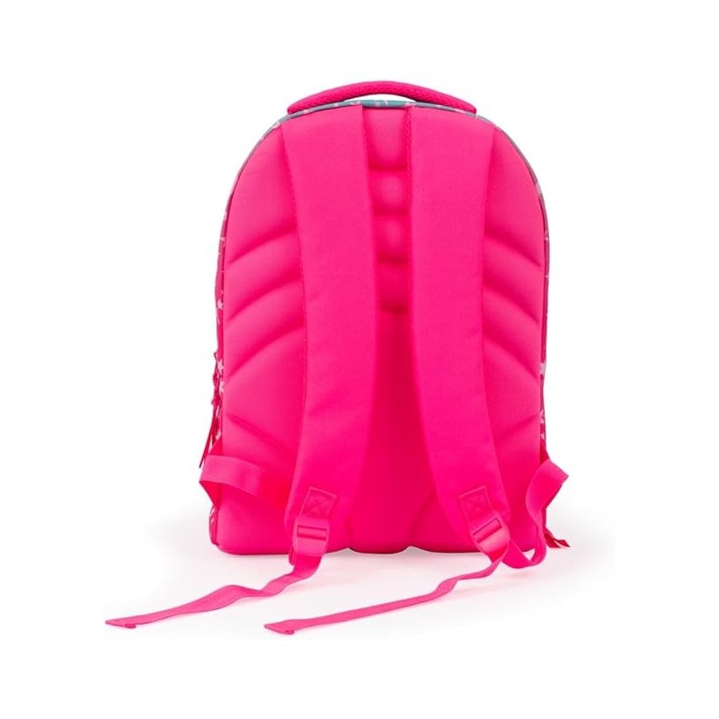 Barbie - Zaino Estensibile Round, Schienale Comfort Back,tasca Frontale E Interna,maniglia, Spallacci Imbottiti