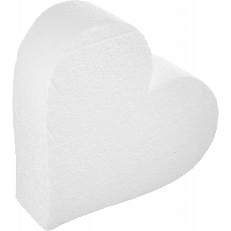 Base A Forma Di Cuore In Polistirolo Decora 20 X H 7,5 Cm