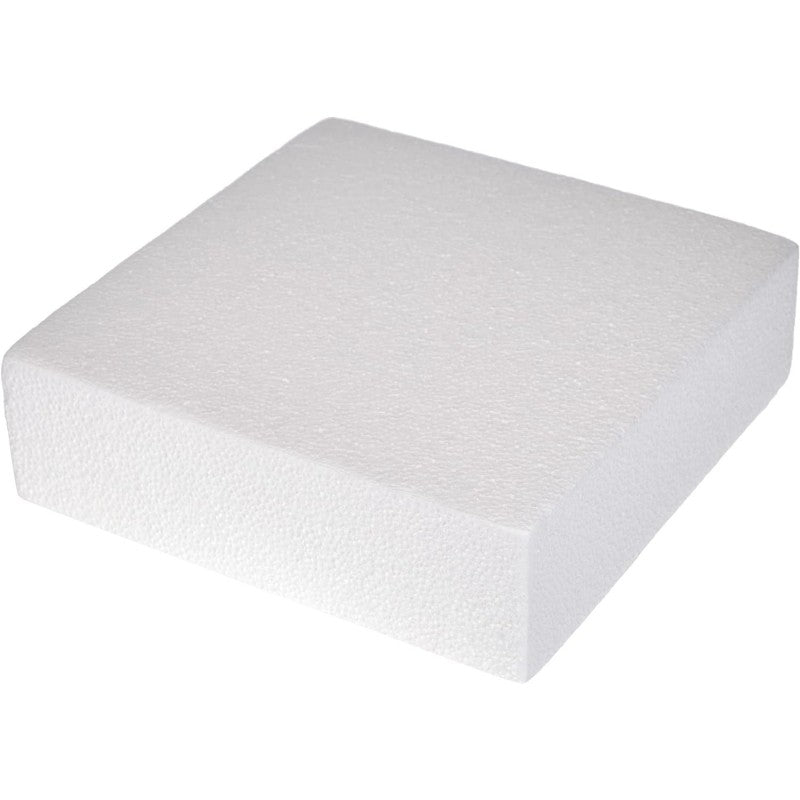 Base Quadrata In Polistirolo Decora 25 X 25 X H 7,5 Cm