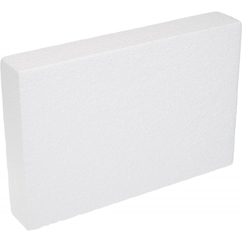 Base Rettangolare In Polistirolo Decora 20 X 30 X H 5 Cm