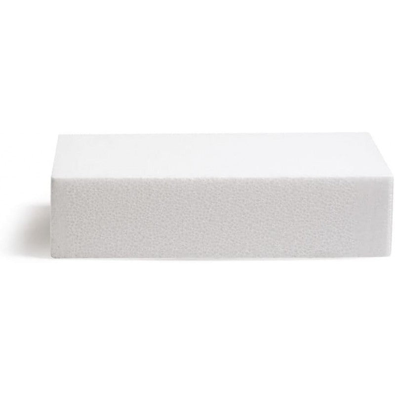 Base Rettangolare In Polistirolo Decora 20 X 30 X H 7,5 Cm