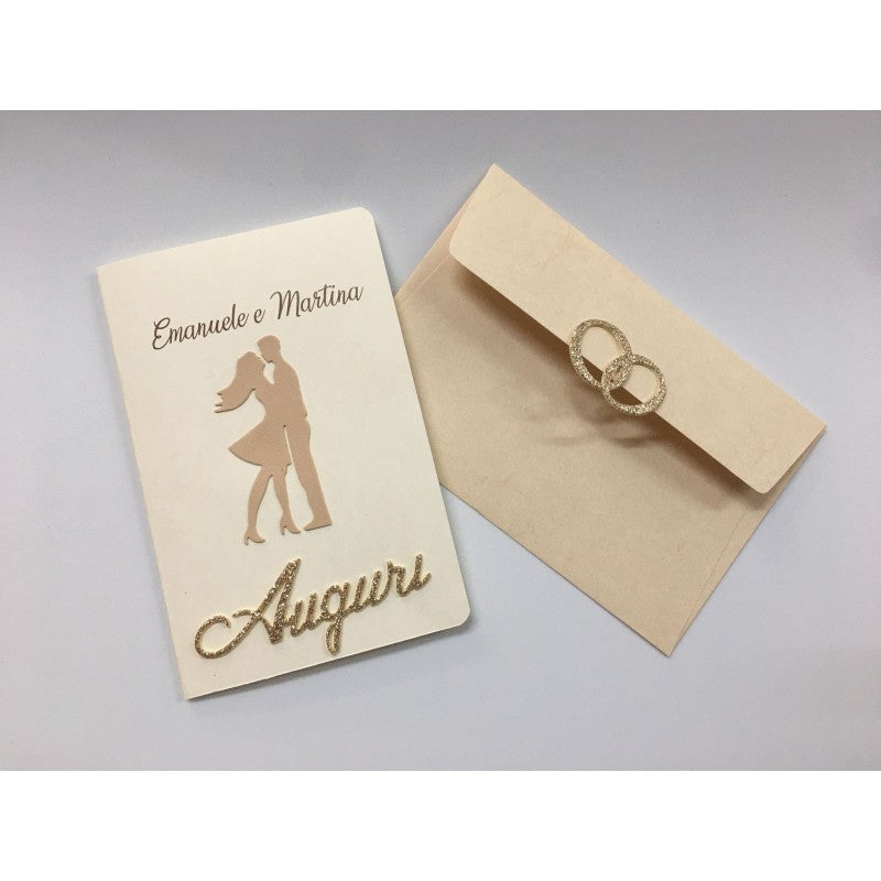 Biglietto Personalizzato - Auguri Agli Sposi