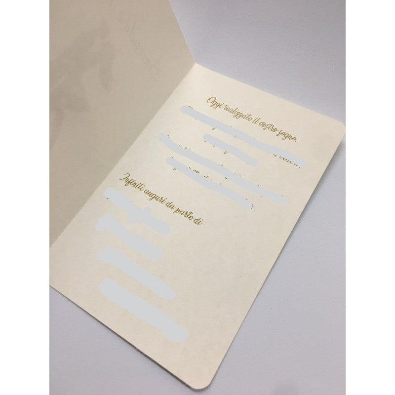 Biglietto Personalizzato - Auguri Agli Sposi