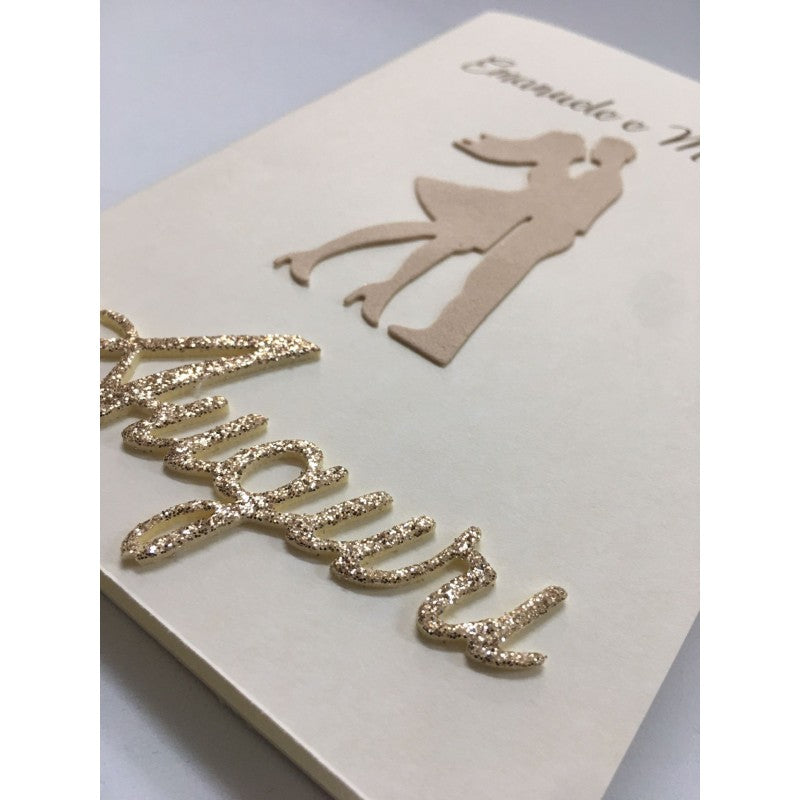 Biglietto Personalizzato - Auguri Agli Sposi