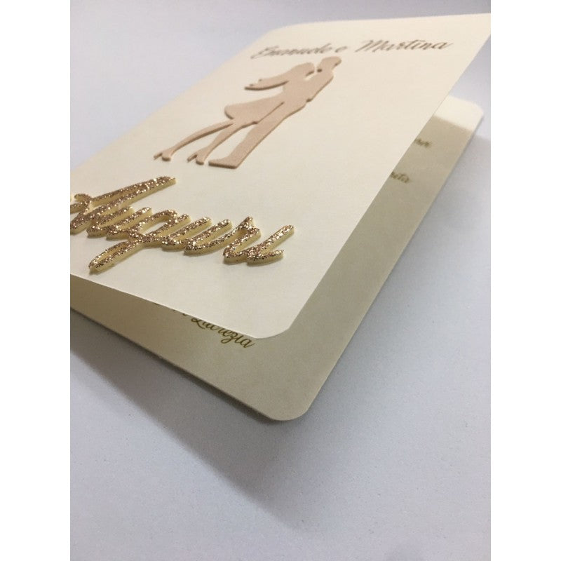 Biglietto Personalizzato - Auguri Agli Sposi