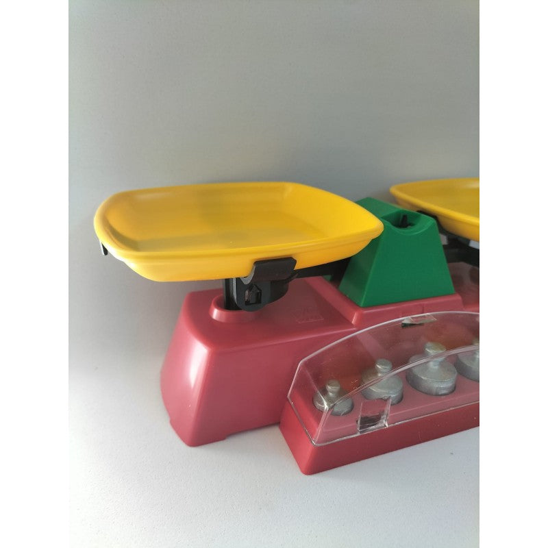 Bilancia A 2 Piatti Con 5 Pesi In Metallo - Cwr