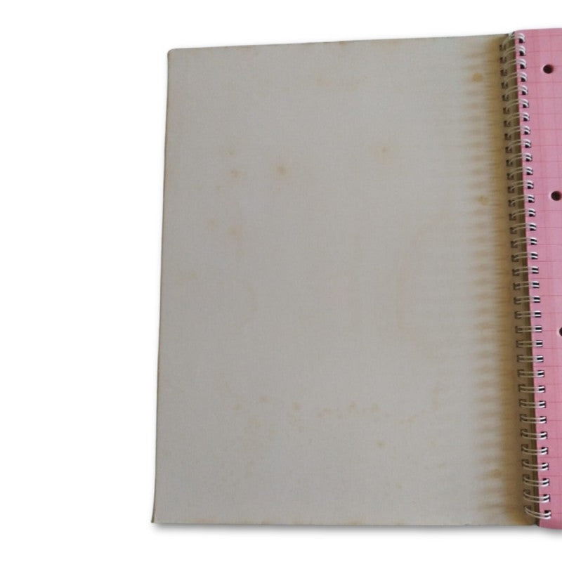 Block Notes Spiralato A4 Con 4 Fori, Fogli Colorati, Rigatura 10 Mm Su Un Solo Lato – Flex