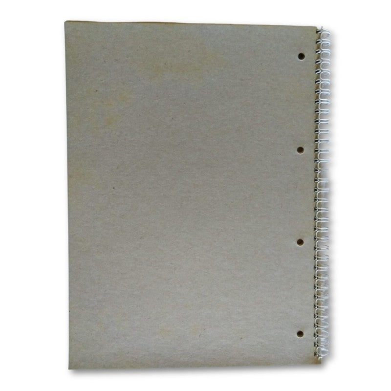 Block Notes Spiralato A4 Con 4 Fori, Fogli Colorati, Rigatura 10 Mm Su Un Solo Lato – Flex