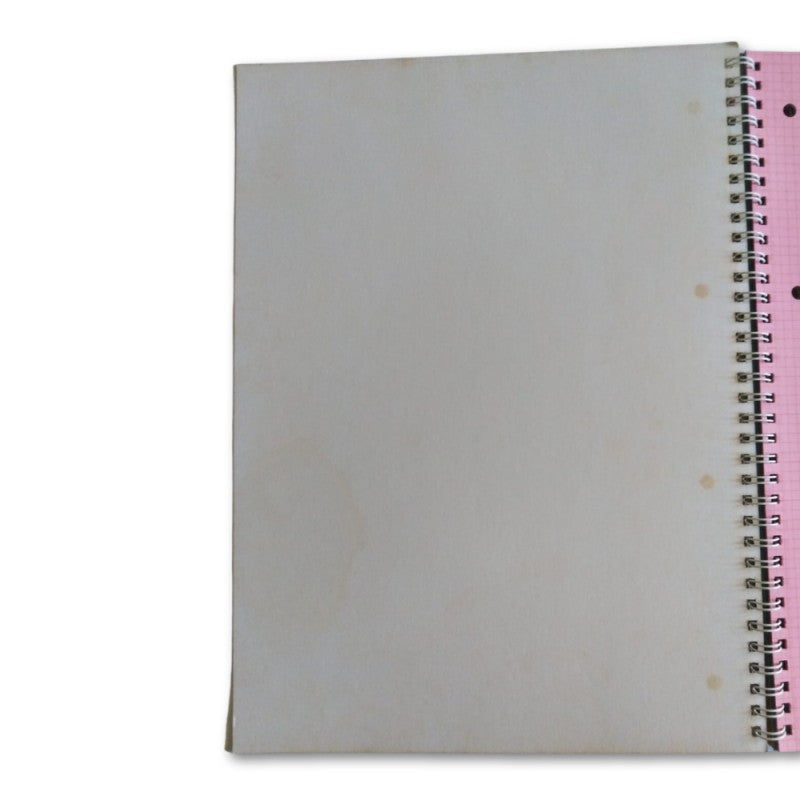 Block Notes Spiralato A4 Con 4 Fori, Fogli Colorati, Rigatura 4 Mm Su Un Solo Lato – Flex