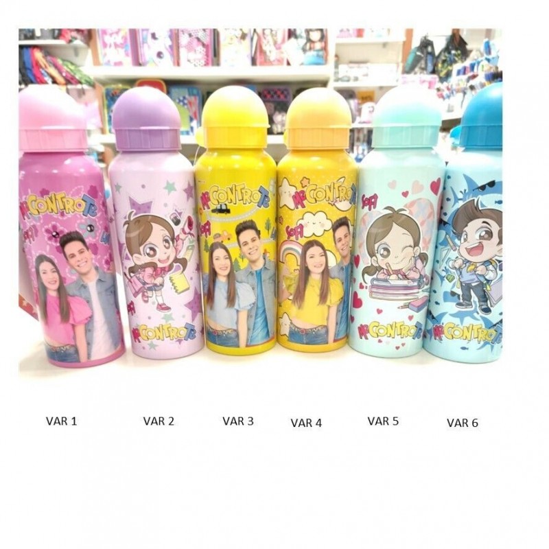 Borraccia In Alluminio 450ml - Me Contro Te