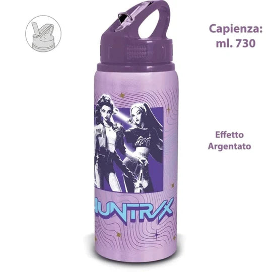 Borraccia in Alluminio K-Pop Demon Hunters 730 ml con Cannuccia