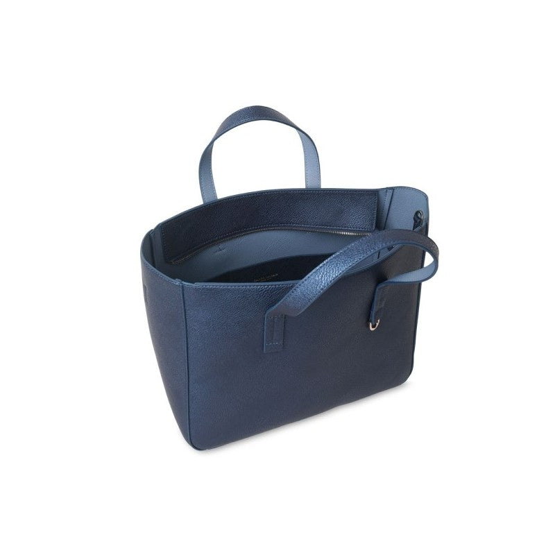 Borsa A Mano Ashley - Blu Metallizzato - Campo Marzio
