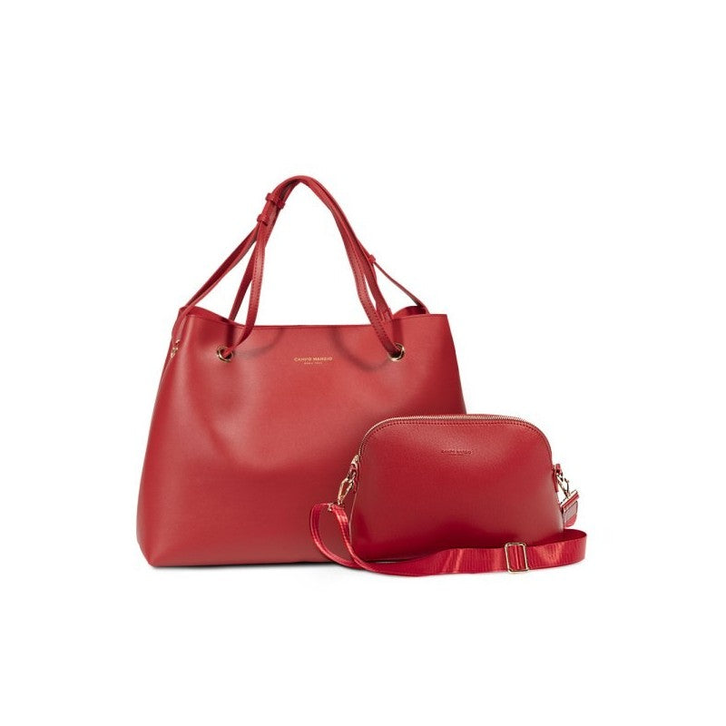 Borsa A Spalla Catrin Con Pochette Campo Marzio - Rosso Ciliegia