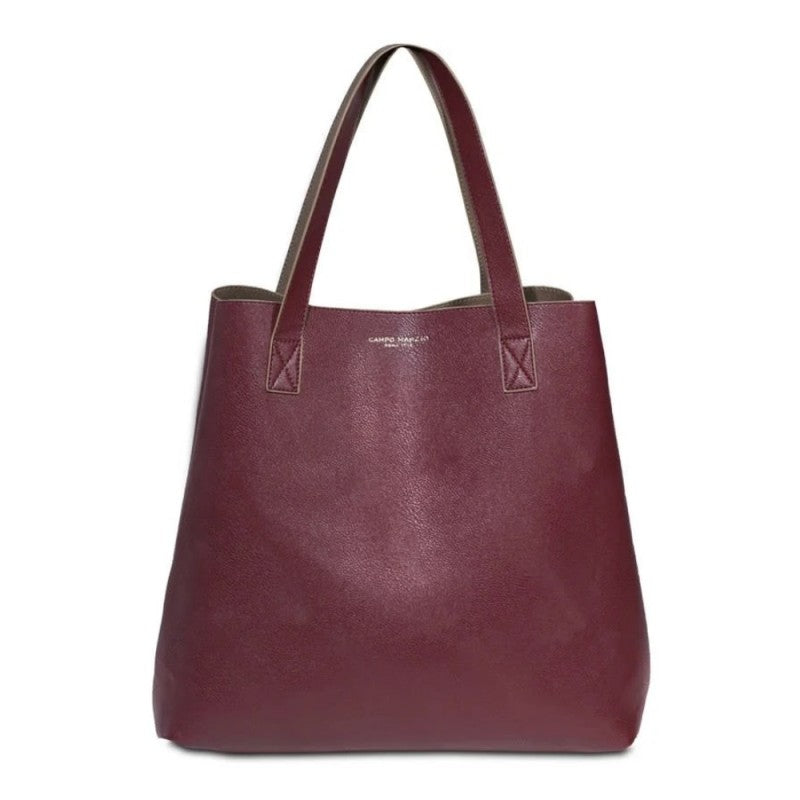 Borsa Due Manici Campo Marzio Reversibile – Marrone / Bordeaux