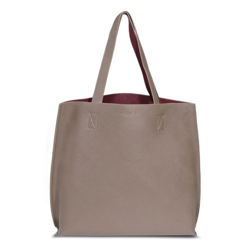 Borsa Due Manici Campo Marzio Reversibile – Marrone / Bordeaux