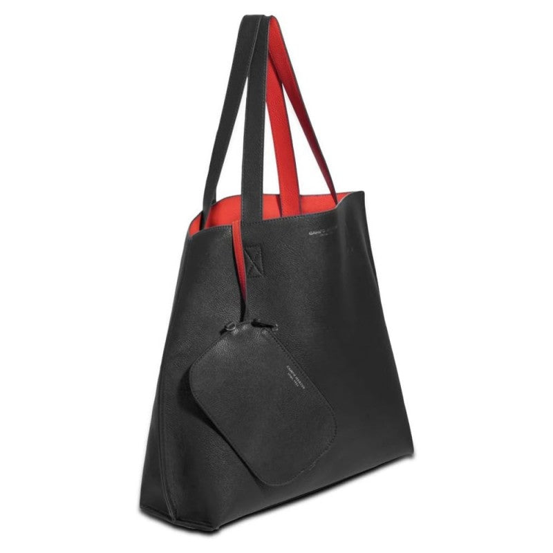 Borsa Due Manici Campo Marzio Reversibile – Nero / Rosso