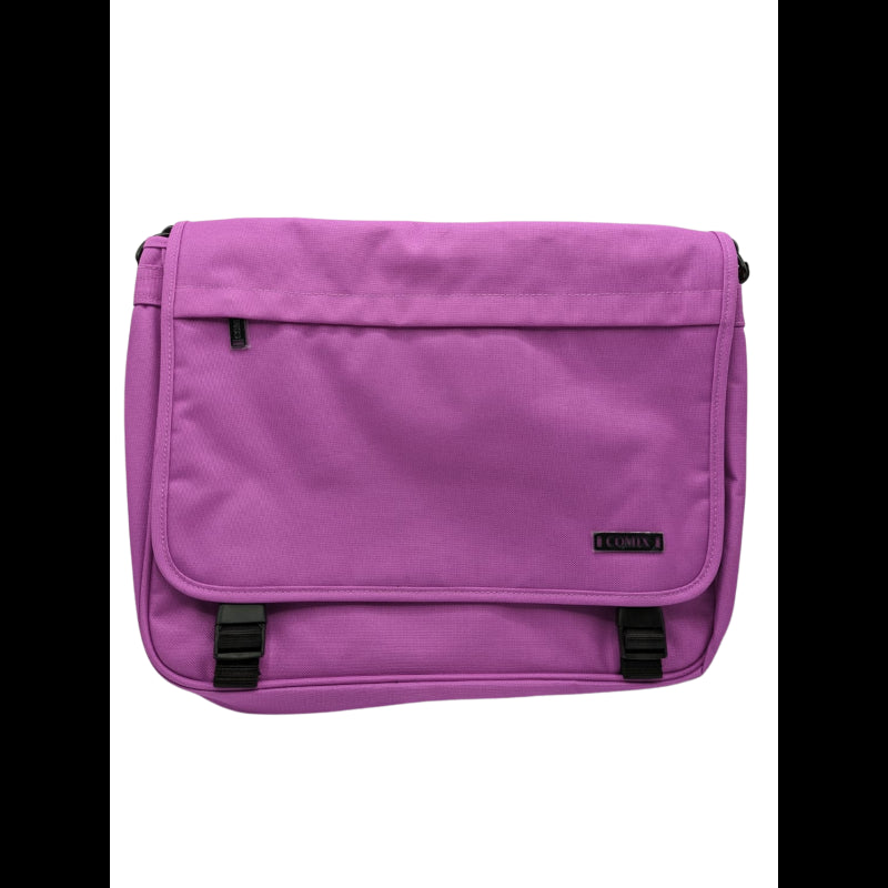 Borsa Estensibile Con Tracolla Regolabile Comix Messenger - Fucsia / Blu