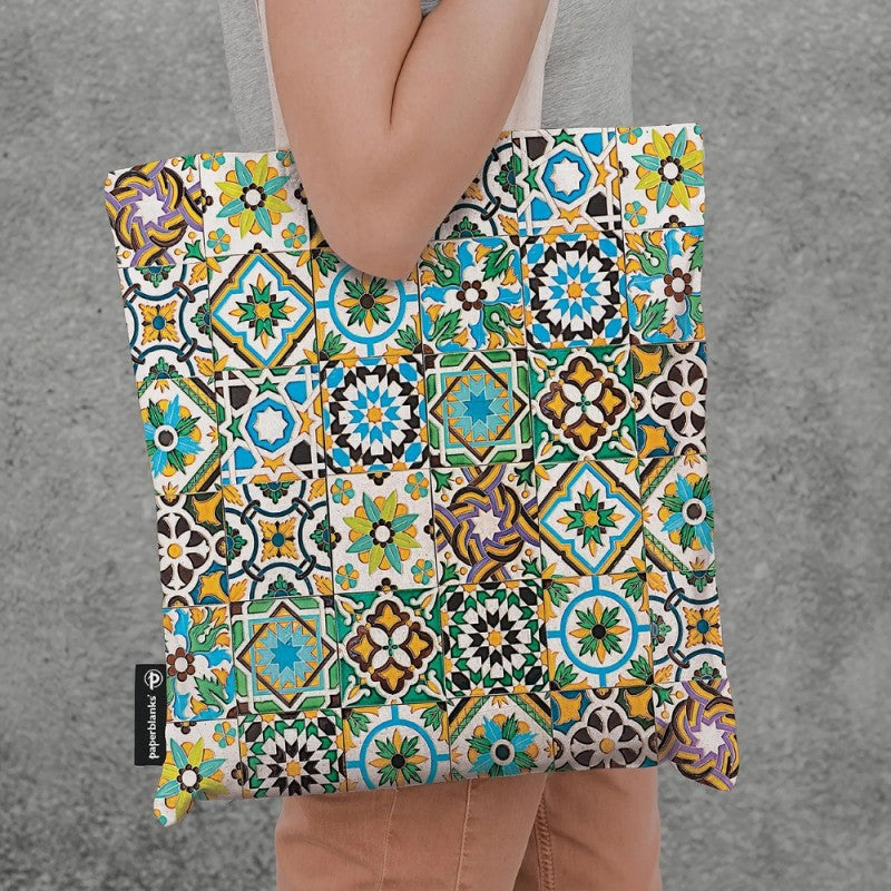 Borsa In Tela Paperblanks - Porto - Azulejos Portoghesi (piastrelle Portoghesi)