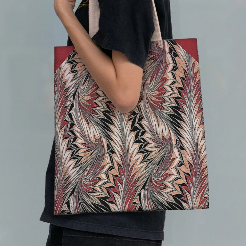 Borsa In Tela Paperblanks - Rubedo Cockerell Marbled Paper