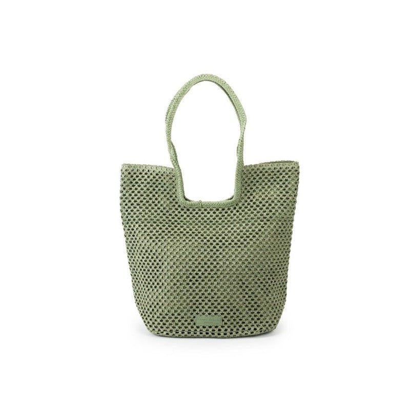 Borsa Tote Ariel Verde Militare - Campo Marzio