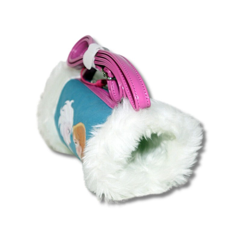 Borsetta A Tracolla Frozen Magico Inverno Con Manicotto Scaldamani - Azzurro