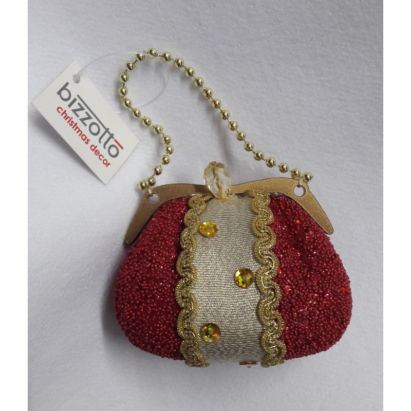 Borsetta Rossa Con Brillantini - Confezione 4 Pezzi