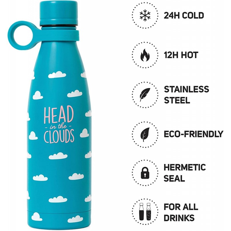 Bottiglia Termica Caldo E Freddo 500 Ml - Cloud - Legami
