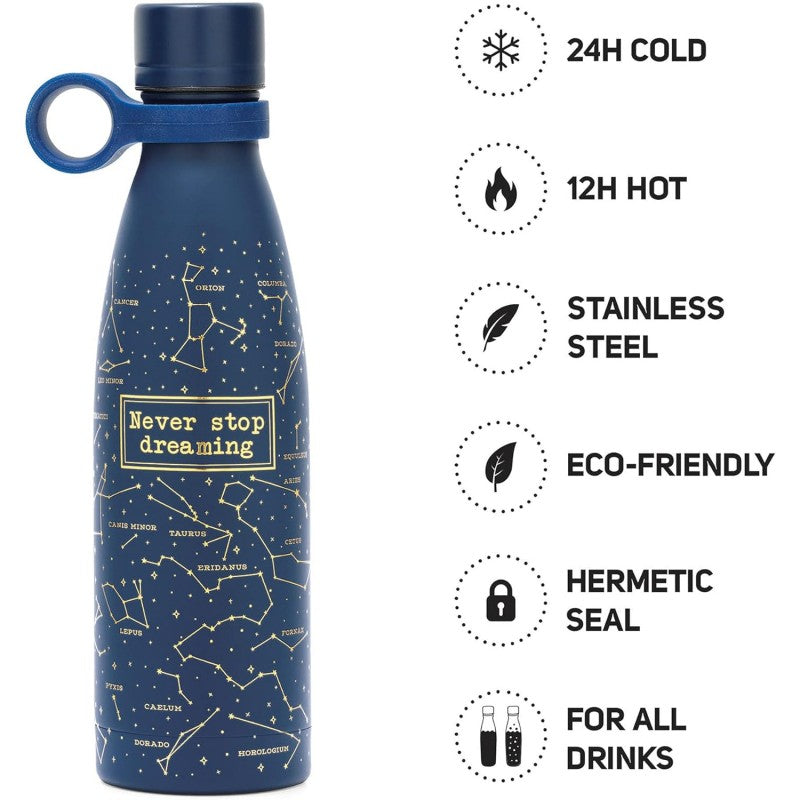Bottiglia Termica Caldo E Freddo 500 Ml - Stars - Legami
