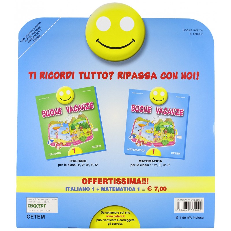 Buone Vacanze Matematica 1