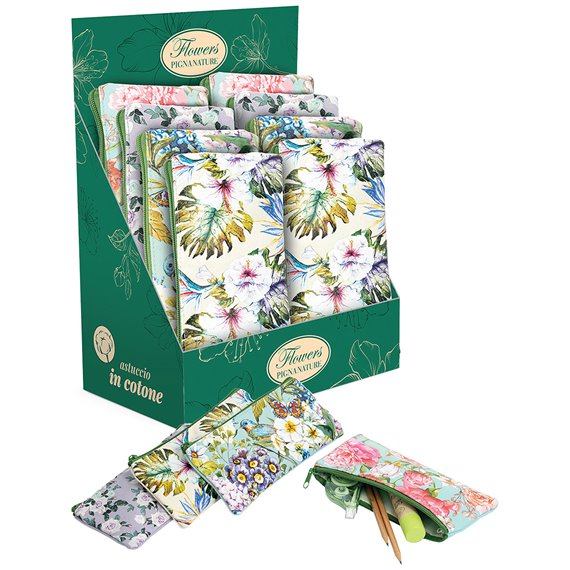 Pigna Nature Flowers Bustina 22 x 10 cm in Tessuto – Fantasie Assortite