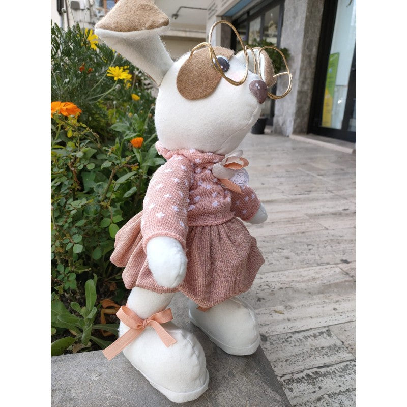 Cagnolina Alba Realizzata A Mano – Renkalik