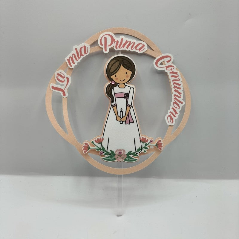 Cake Topper Personalizzabile - Vari Modelli - Bambina