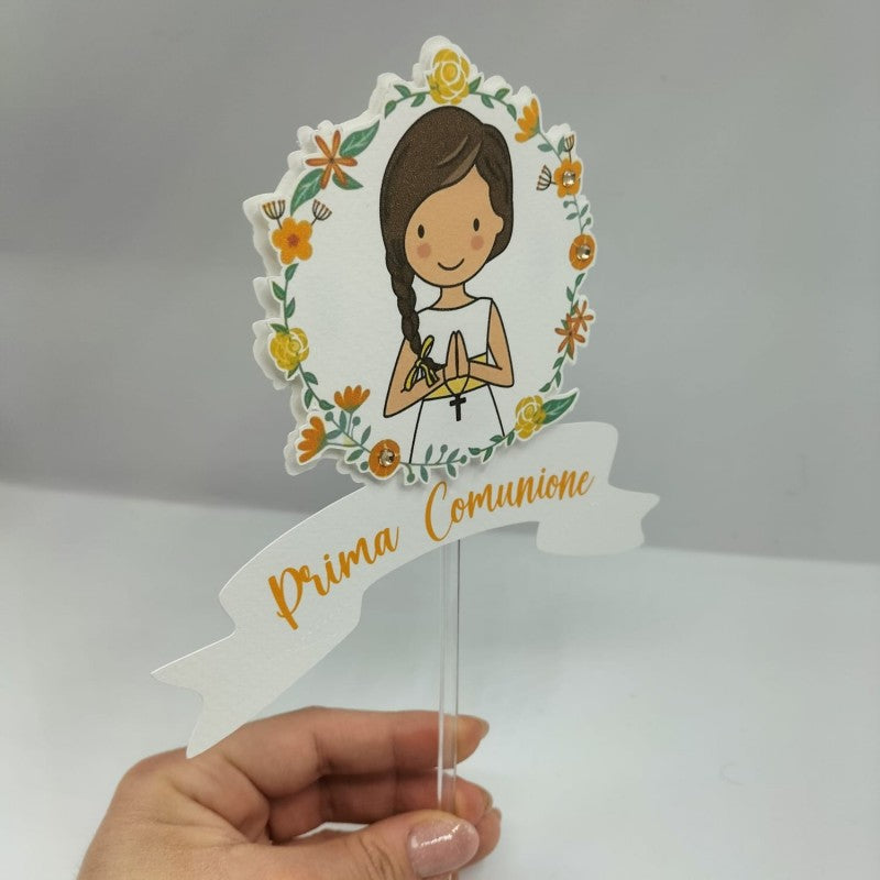 Cake Topper Personalizzabile - Vari Modelli - Bambina