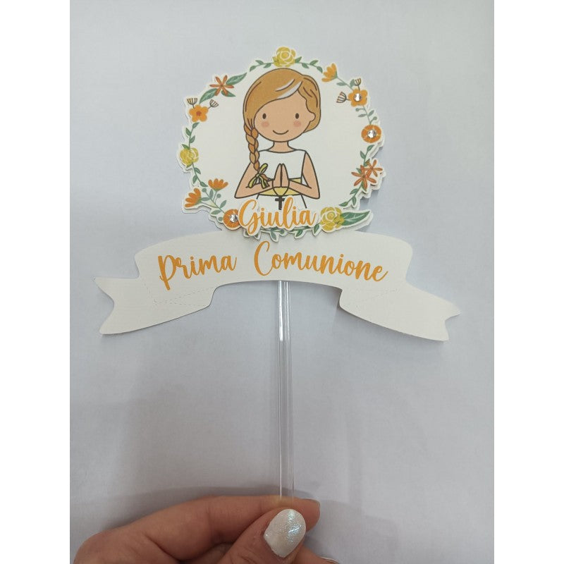 Cake Topper Personalizzabile - Vari Modelli - Bambina