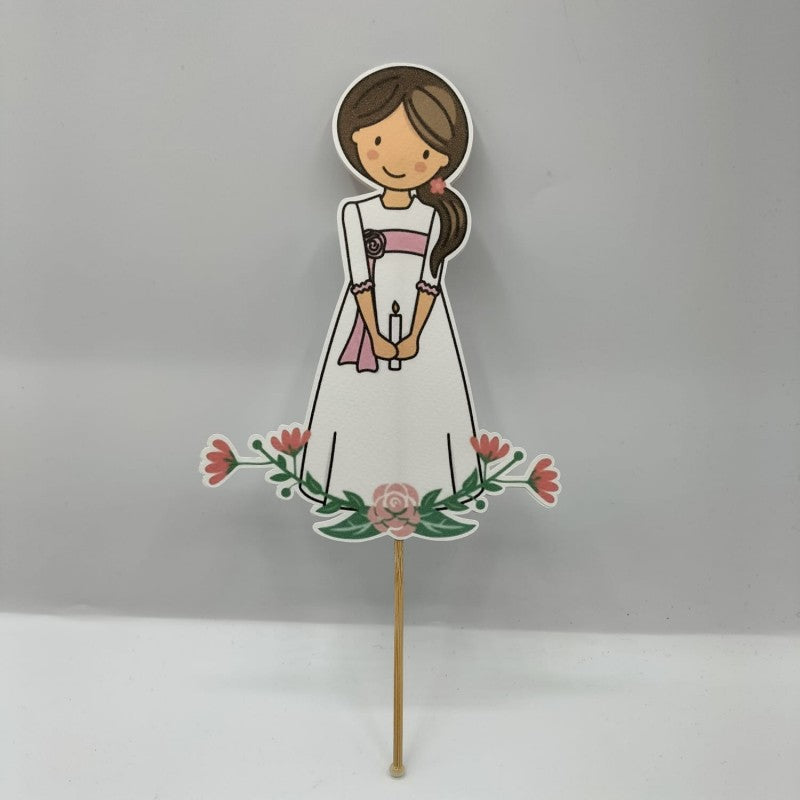 Cake Topper Personalizzabile - Vari Modelli - Bambina