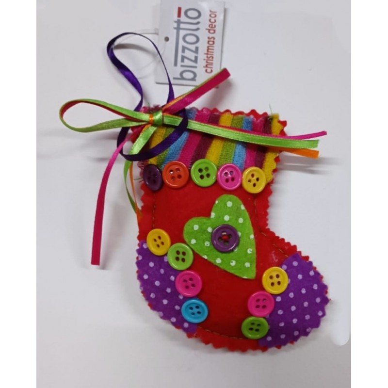 Calzetta Befana Imbottita In Feltro