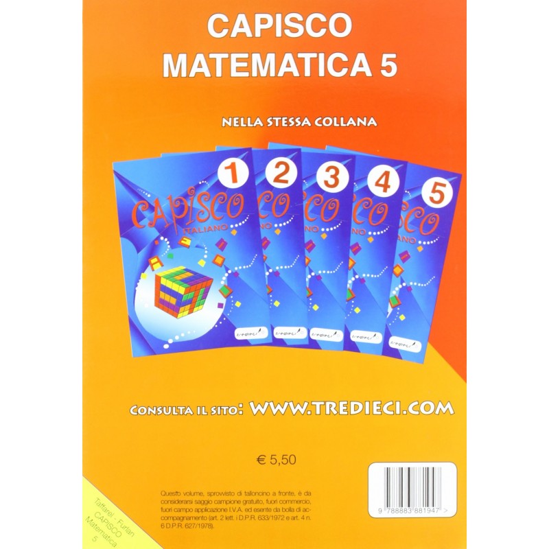 Capisco Matematica. Per La Scuola Elementare (vol. 5)