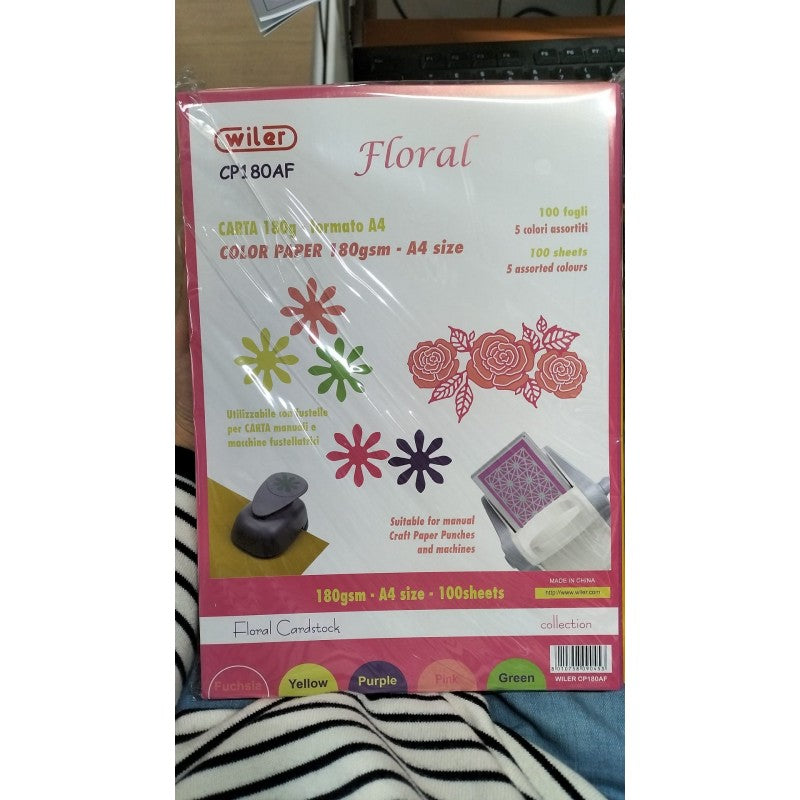 Carta Colorata Floral Wiler