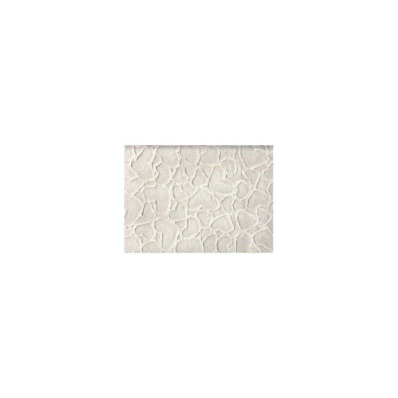 Carta Cotone, Di Gelso, A Rilievo - Cuore Bianco (639) - Renkalik